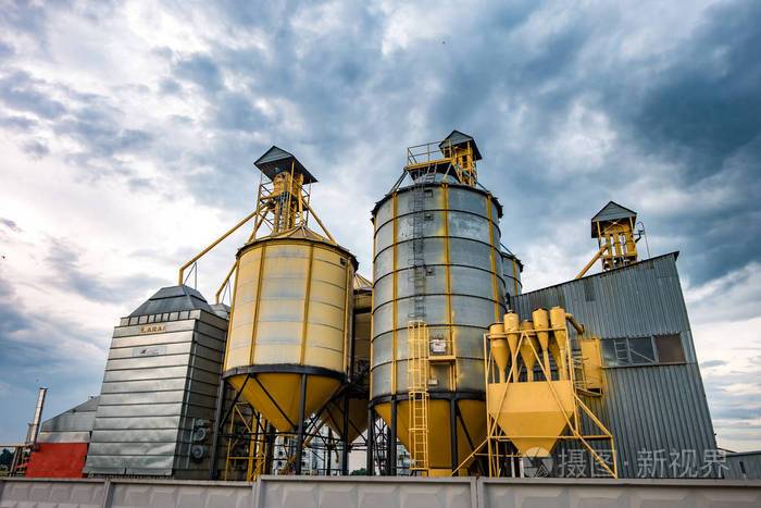 加工用农业加工厂和用于干燥清洁和储存农产品面粉谷物和谷物的筒仓
